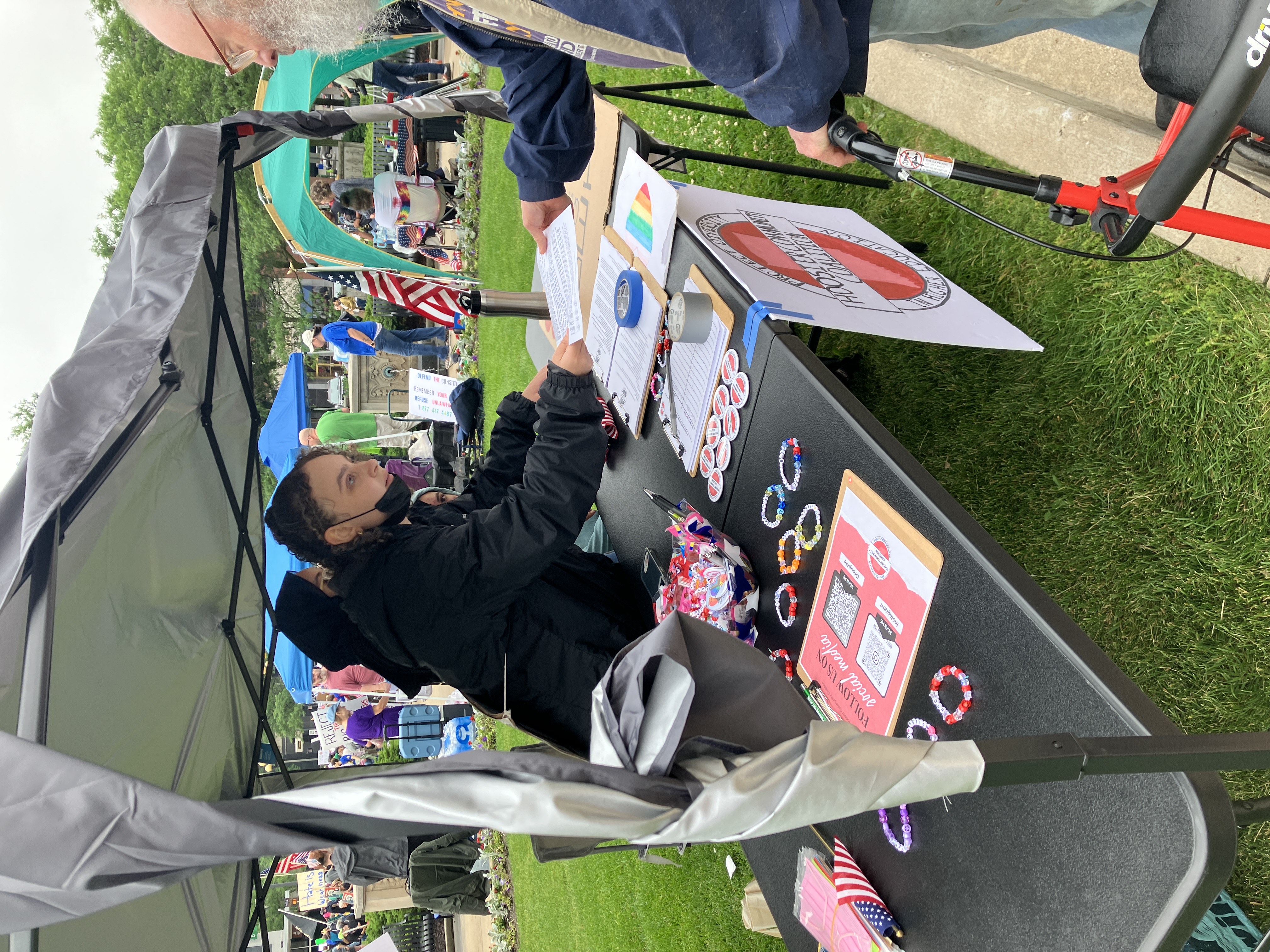 Community organizing meeting